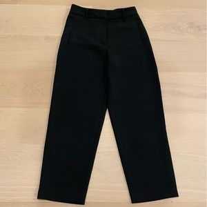 Aritzia Wilfred Straight Cropped (Ankle Length) Black Pants Size 4